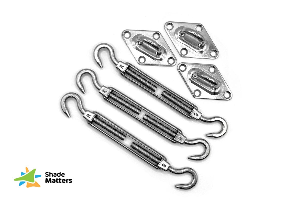 48mm Stainless steel sail mounting kit Shade Matters shadematters